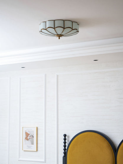 Bloom Glass Flush Ceiling Light