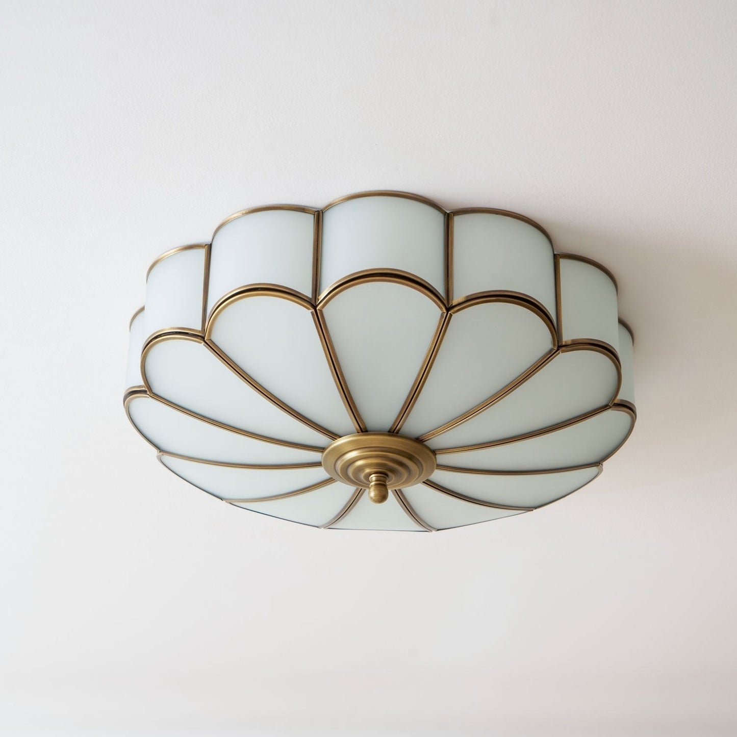 Bloom Glass Flush Ceiling Light