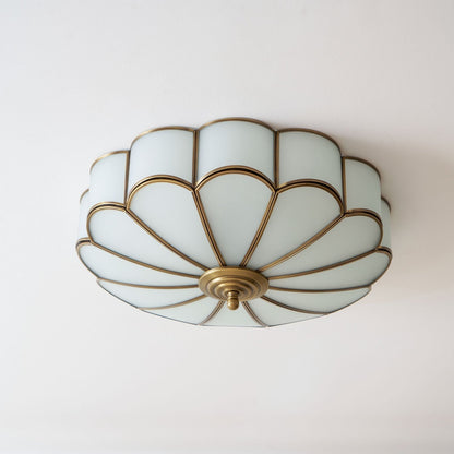 Bloom Glass Flush Ceiling Light