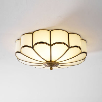 Bloom Glass Flush Ceiling Light