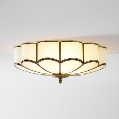 Bloom Glass Flush Ceiling Light
