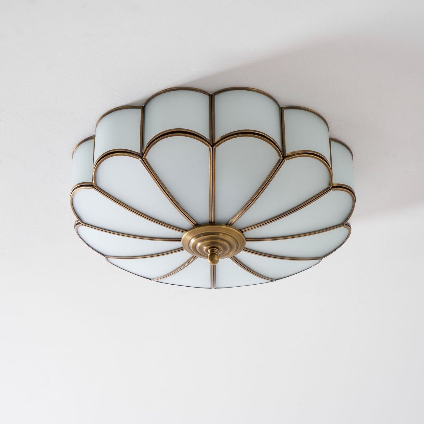 Bloom Glass Flush Ceiling Light