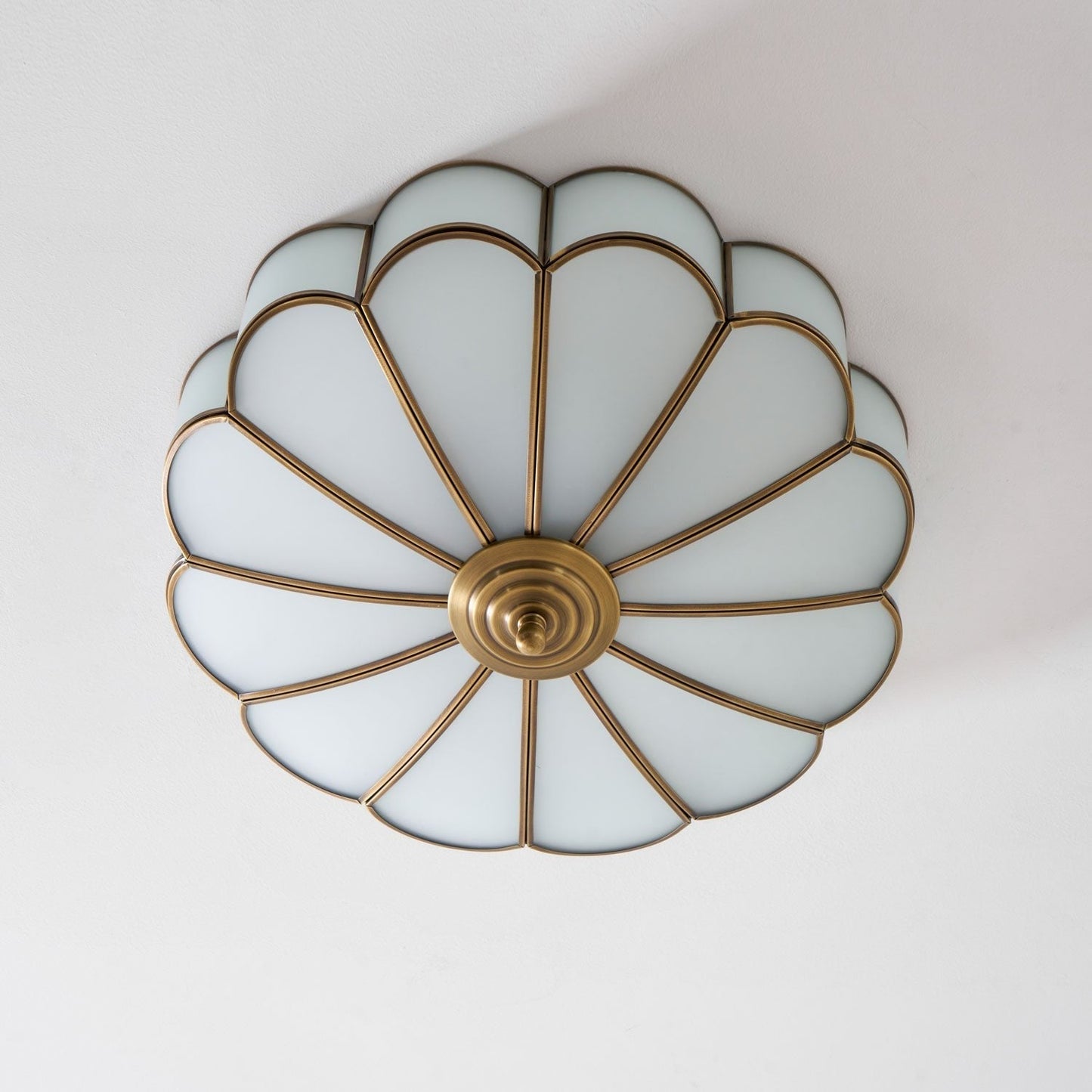 Bloom Glass Flush Ceiling Light