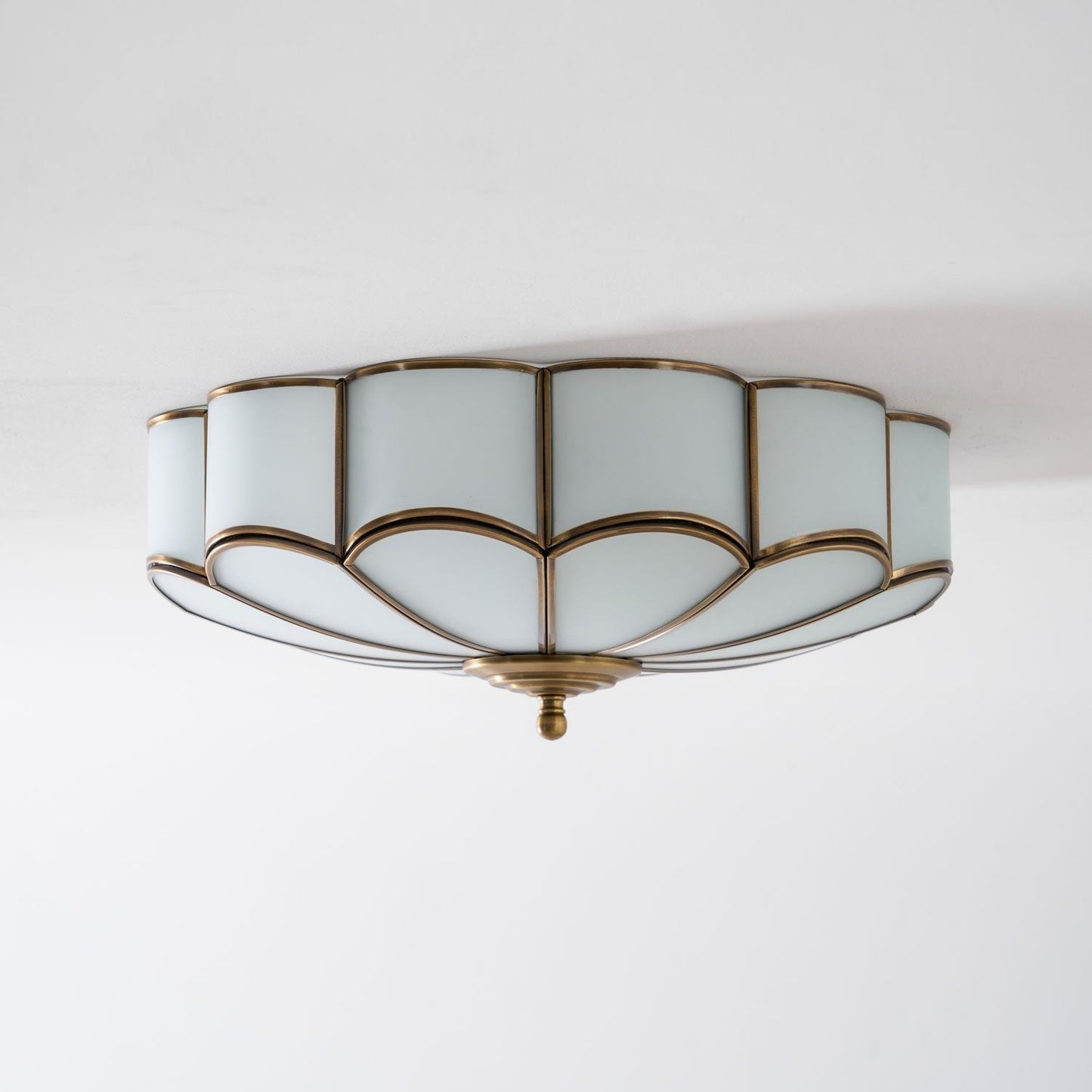 Bloom Glass Flush Ceiling Light