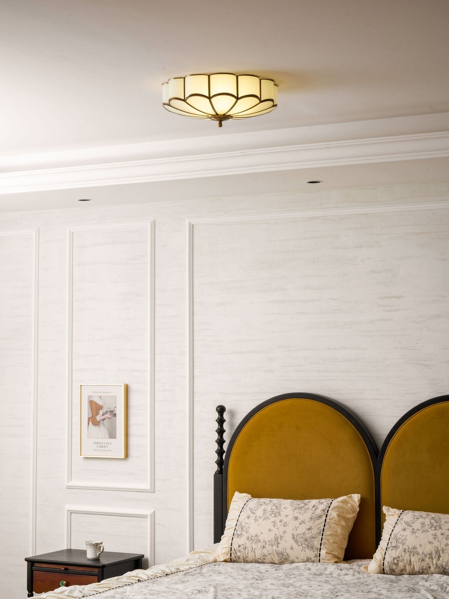 Bloom Glass Flush Ceiling Light