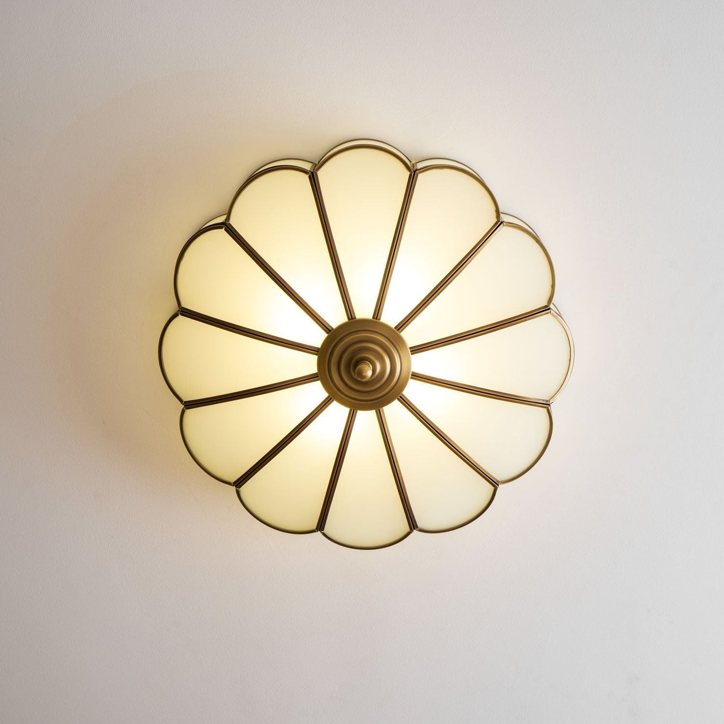 Bloom Glass Flush Ceiling Light