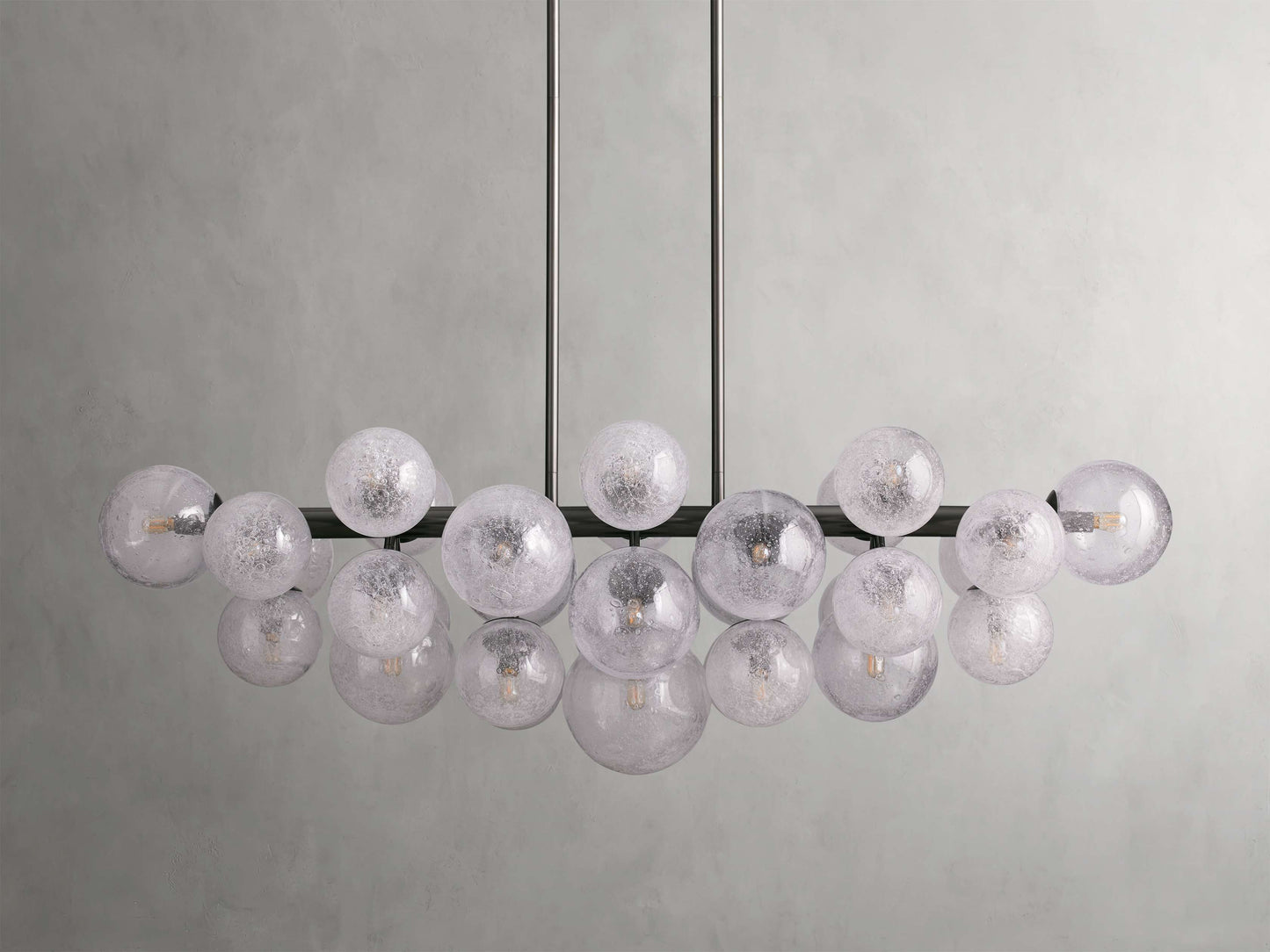 Bubble Glass Globe Island Chandelier