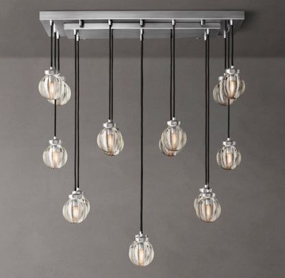 Compact Crystal Pearl Island Chandelier