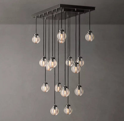 Compact Crystal Pearl Island Chandelier