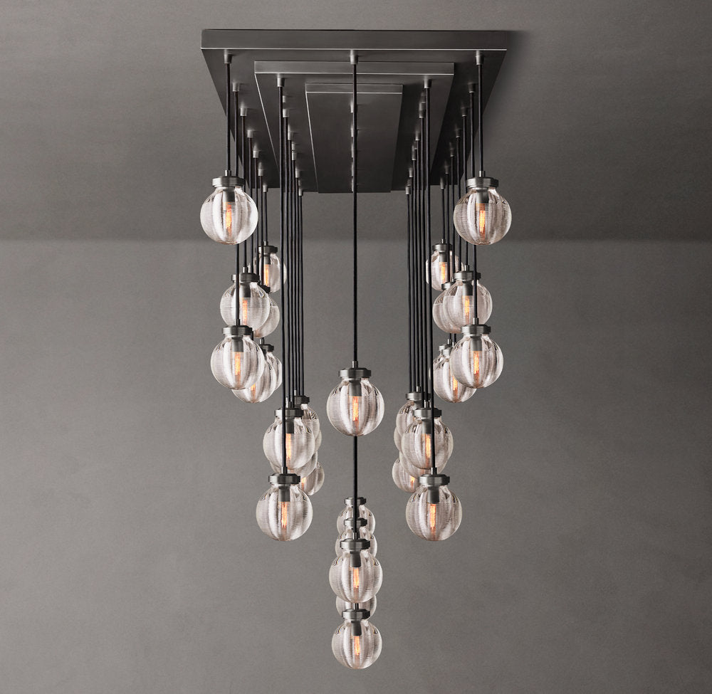 Crystal Pearl Canopy Island Chandelier