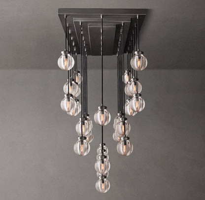 Crystal Pearl Canopy Island Chandelier