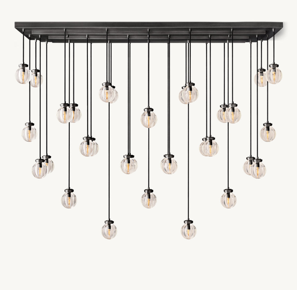 Crystal Pearl Canopy Island Chandelier
