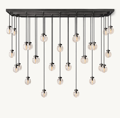 Crystal Pearl Canopy Island Chandelier