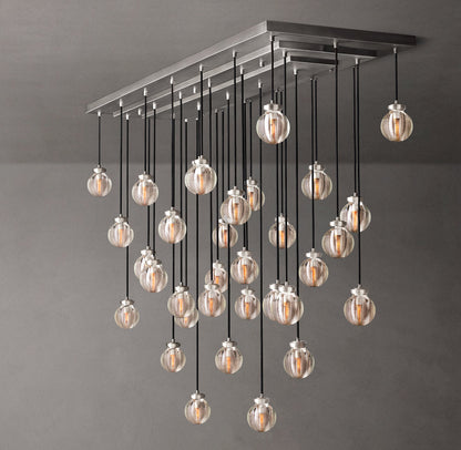 Crystal Pearl Canopy Island Chandelier