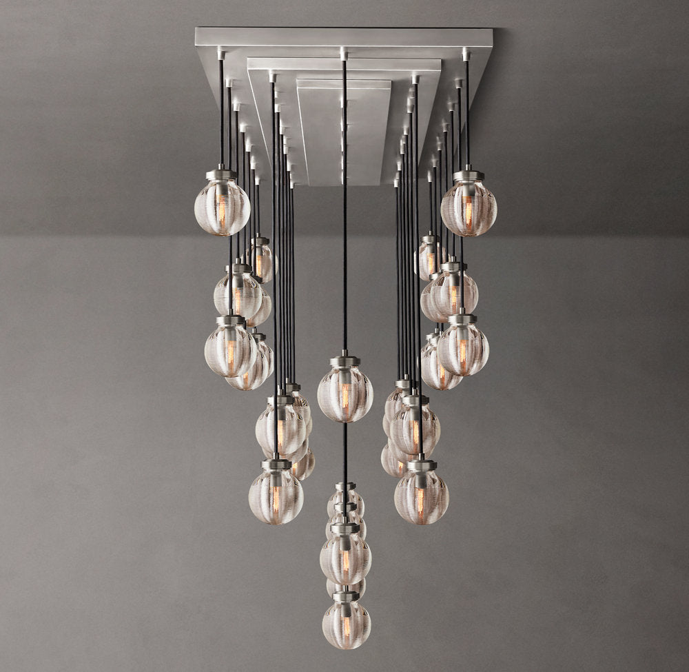 Crystal Pearl Canopy Island Chandelier