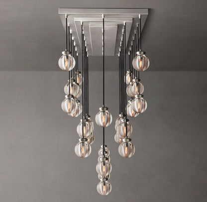 Crystal Pearl Canopy Island Chandelier