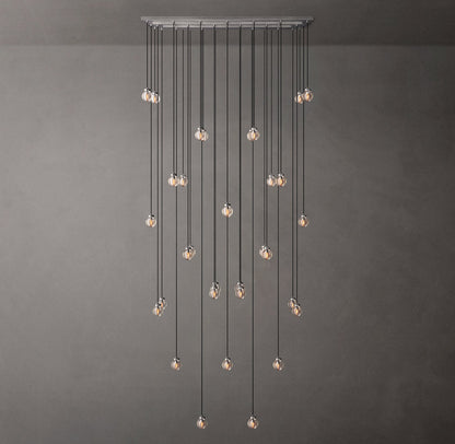 Crystal Pearl Canopy Island Chandelier