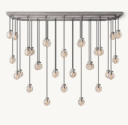 Crystal Pearl Canopy Island Chandelier