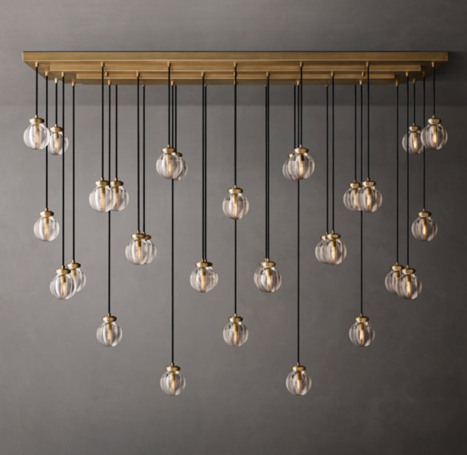 Crystal Pearl Canopy Island Chandelier