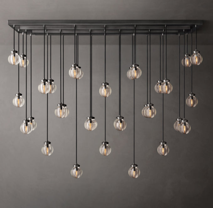 Crystal Pearl Canopy Island Chandelier