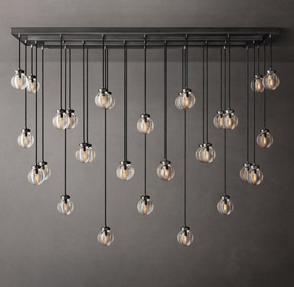 Crystal Pearl Canopy Island Chandelier