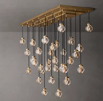 Crystal Pearl Canopy Island Chandelier