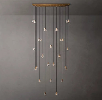 Crystal Pearl Canopy Island Chandelier