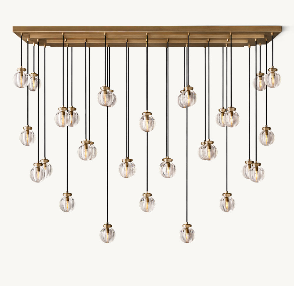 Crystal Pearl Canopy Island Chandelier