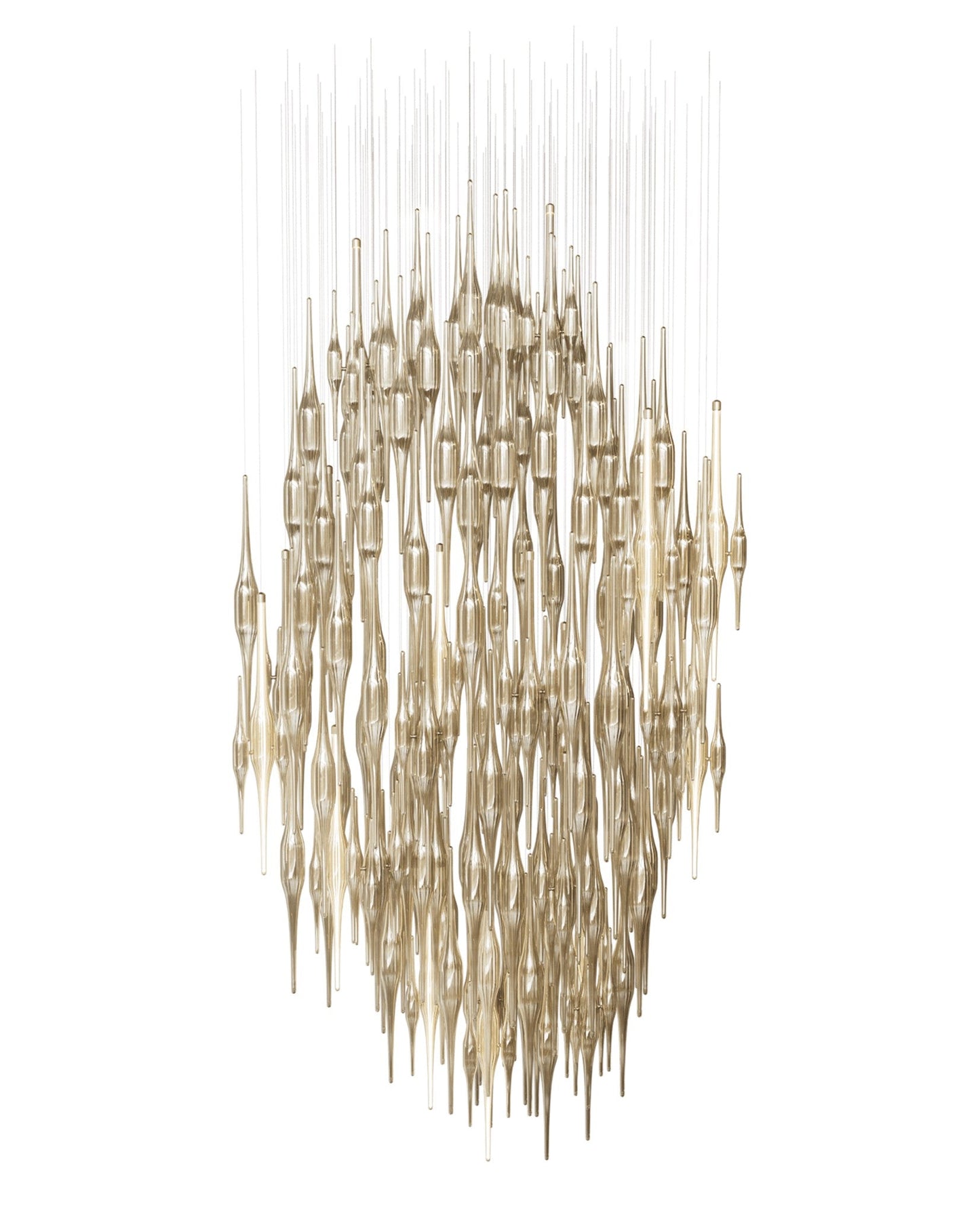 Gothica Glass Cascade Chandelier
