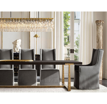 Linked Optical Crystal Island Chandelier