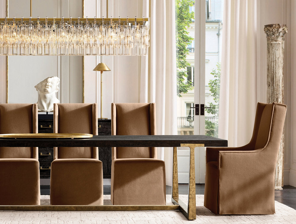 Linked Optical Crystal Island Chandelier