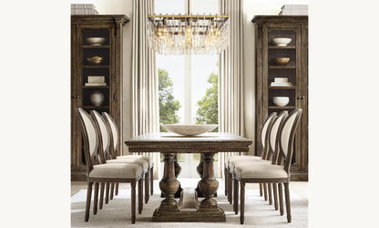 Linked Optical Crystal Island Chandelier