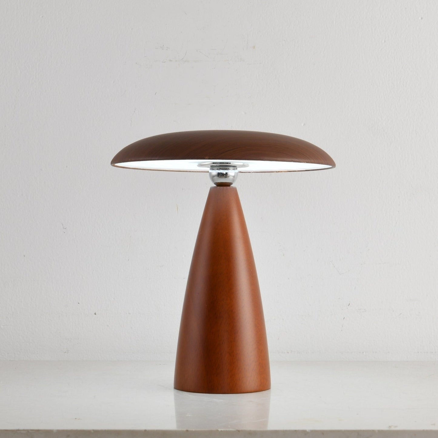 Lunara Arc Wood Table Lamp