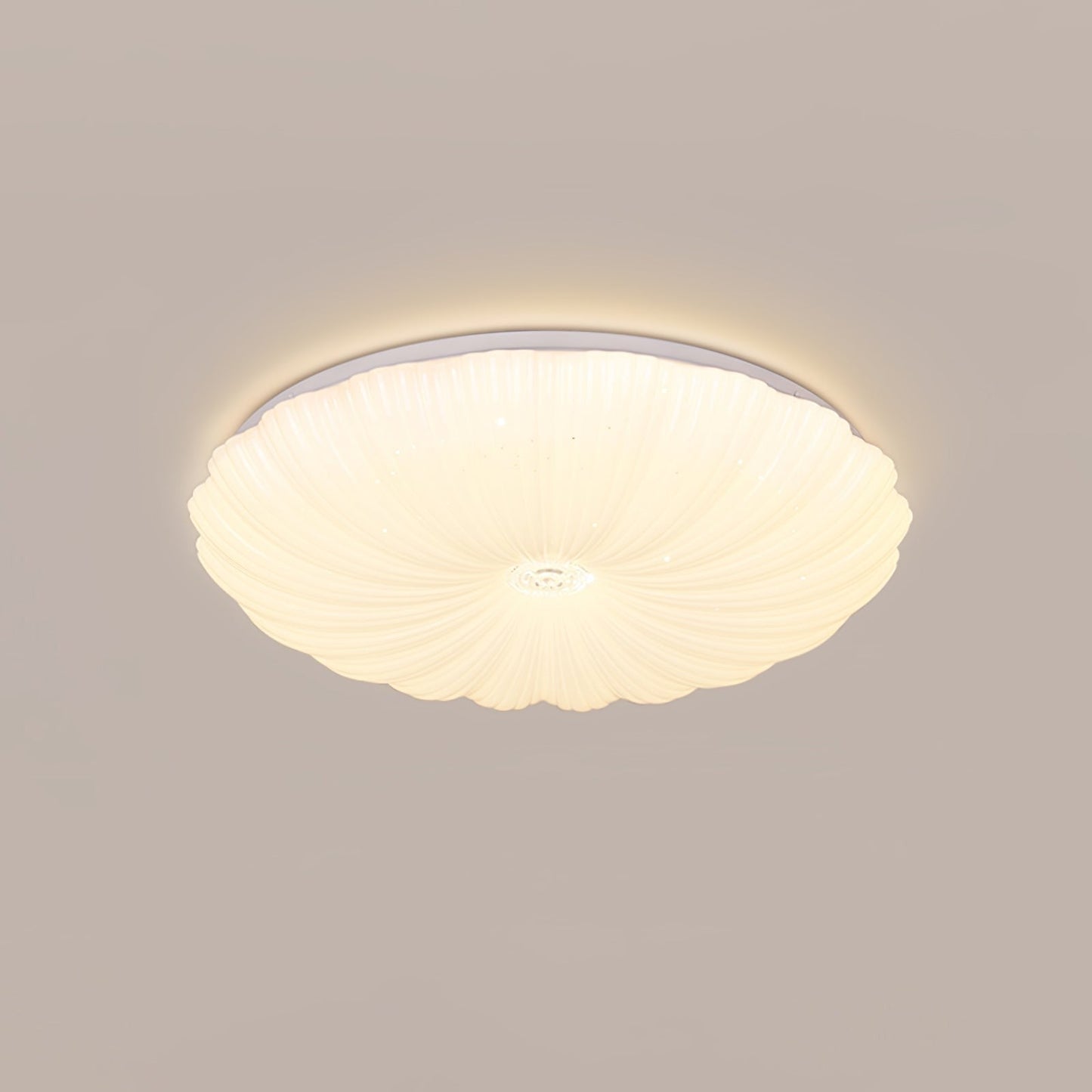 Lunaris Shell Flush Mount Ceiling Light