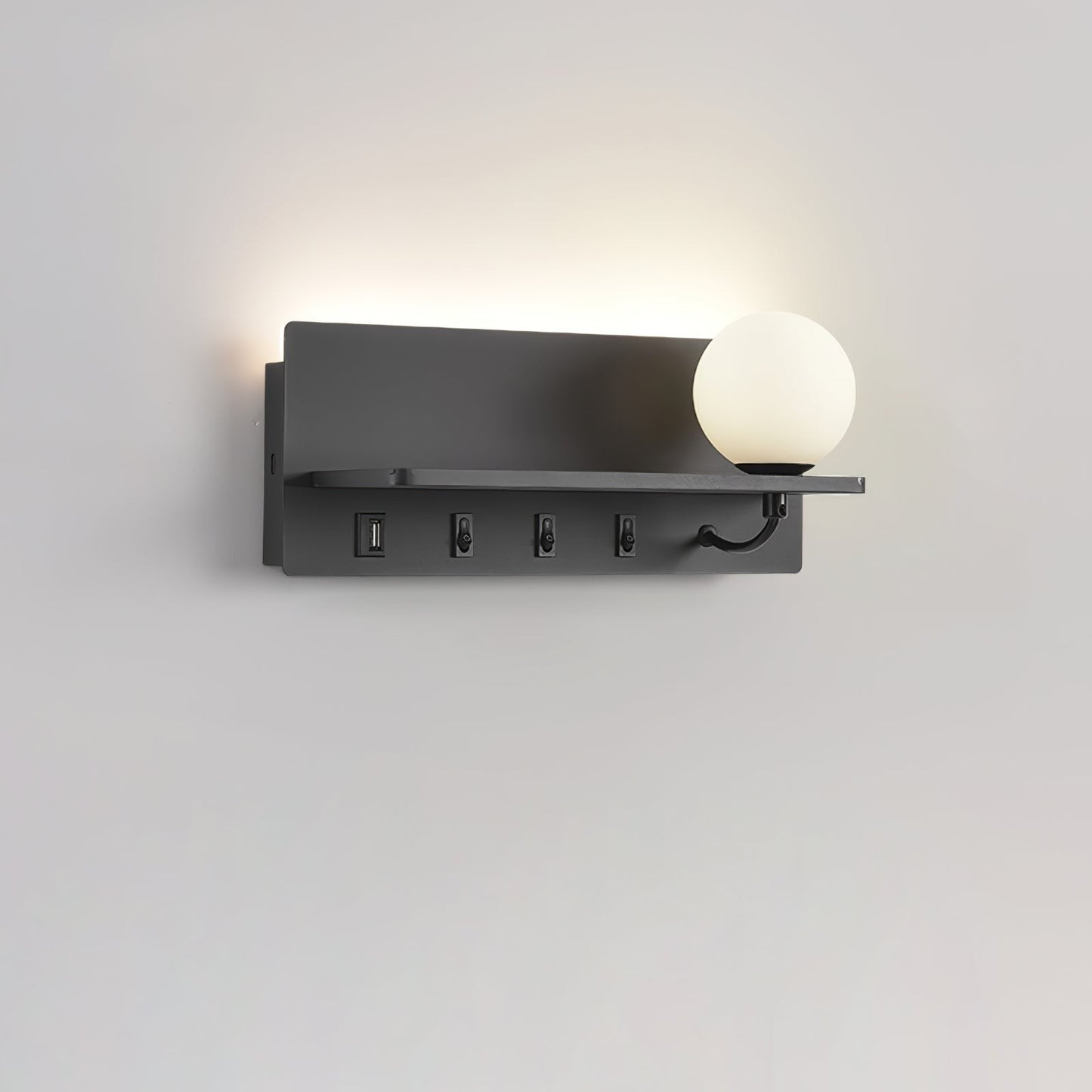 Lunor Sphere Reading Wall Light