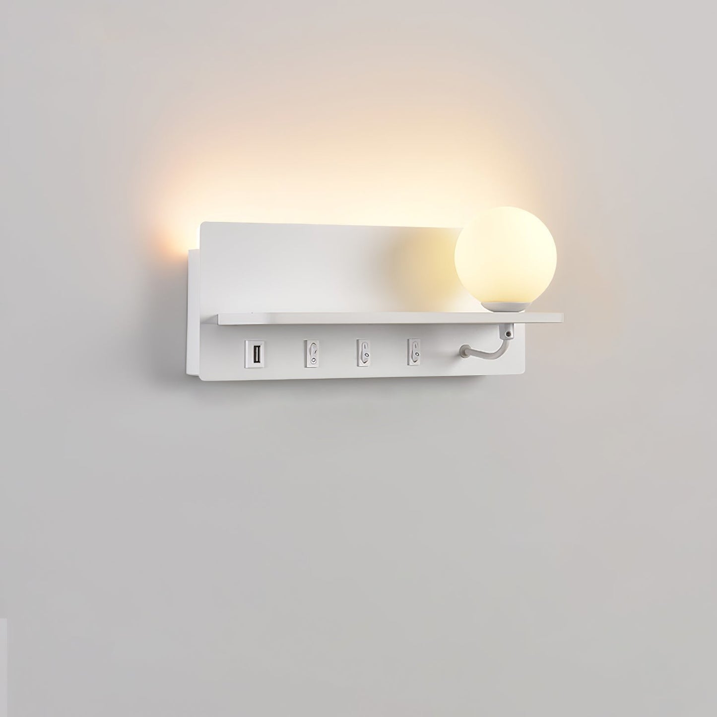 Lunor Sphere Reading Wall Light