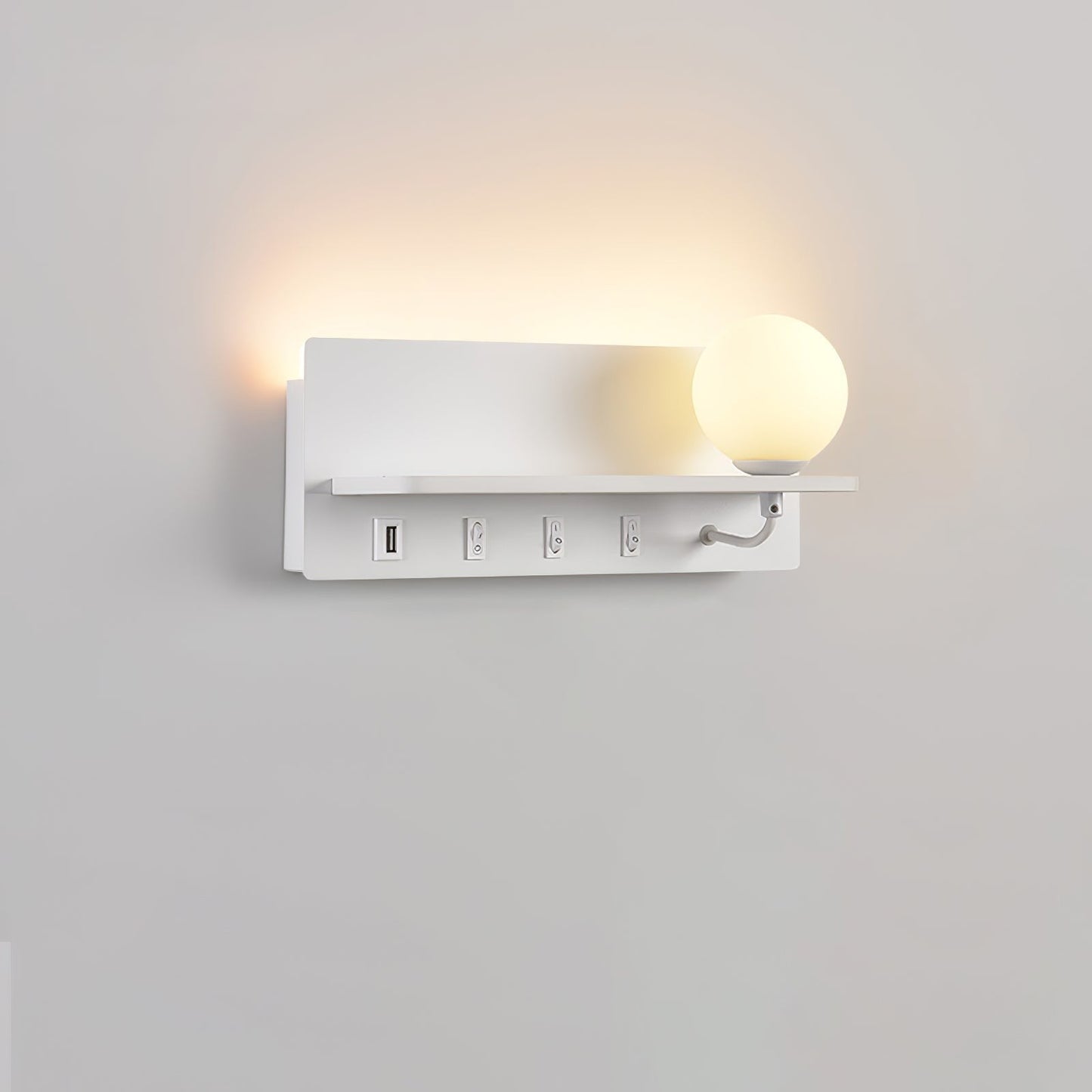 Lunor Sphere Reading Wall Light