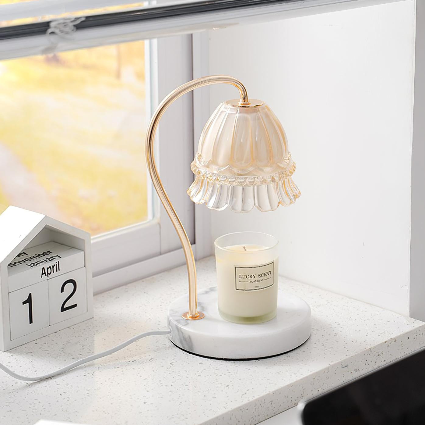 Marbelle Candle Warmer Table Lamp