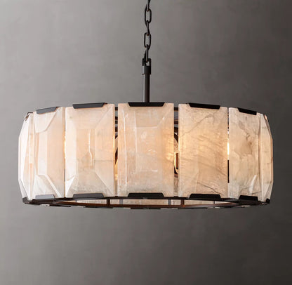 Mineral Prism Lantern Chandelier