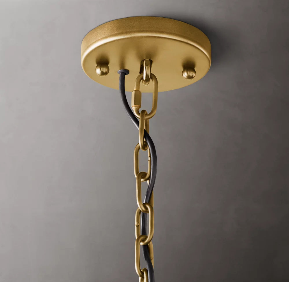 Mineral Prism Lantern Chandelier