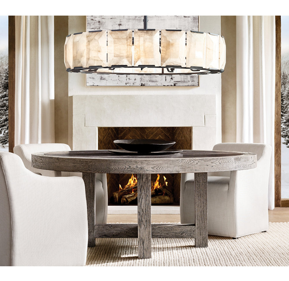 Mineral Prism Lantern Chandelier