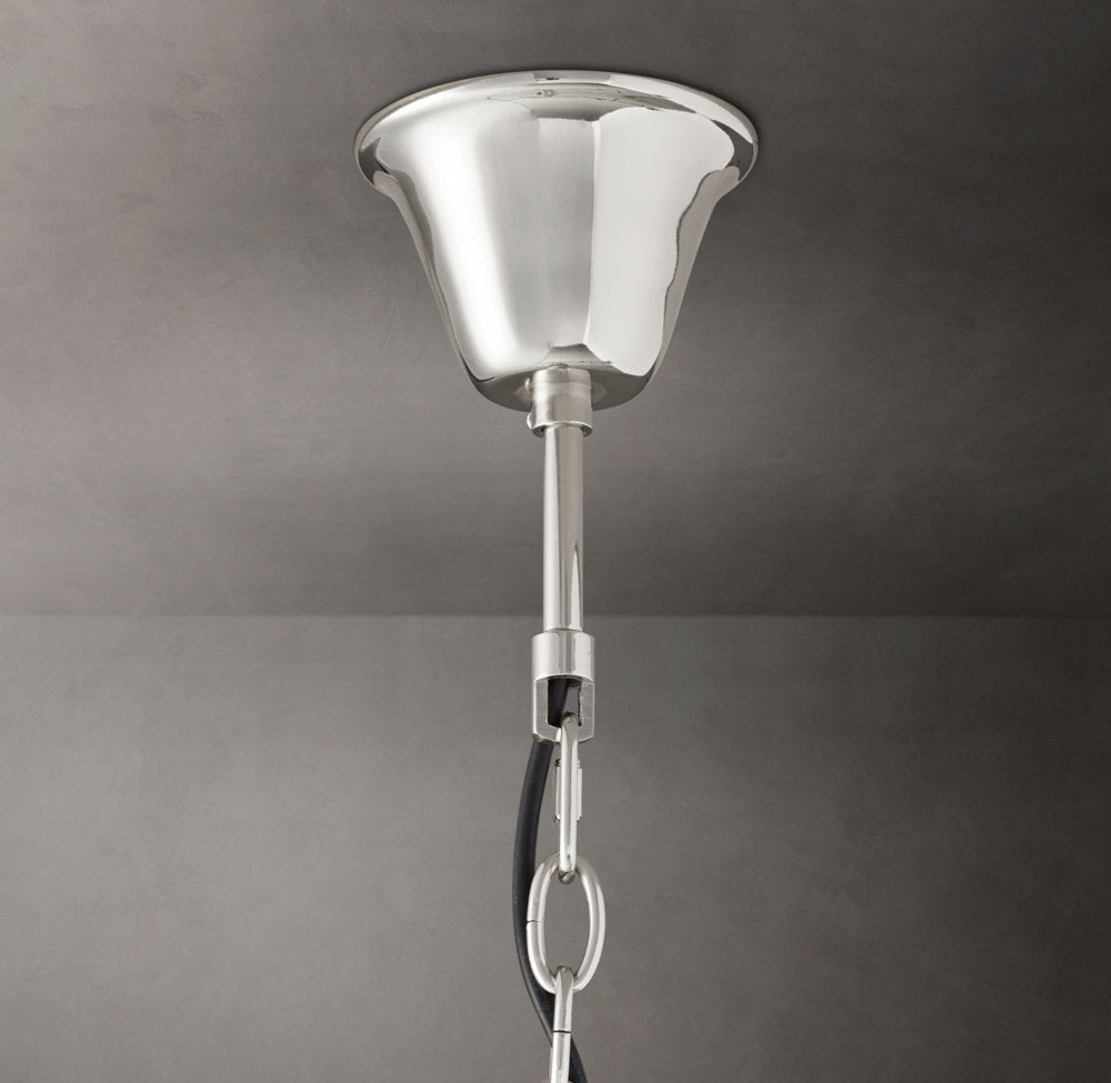 Optical Prism Drum Chandelier
