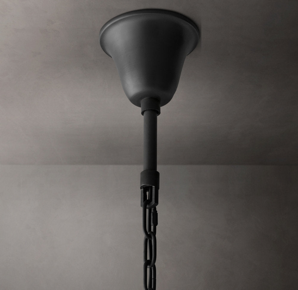 Optical Prism Drum Chandelier