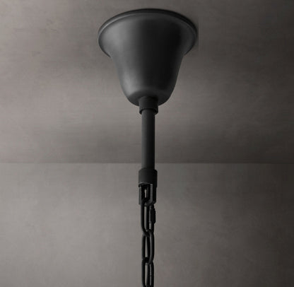 Optical Prism Drum Chandelier