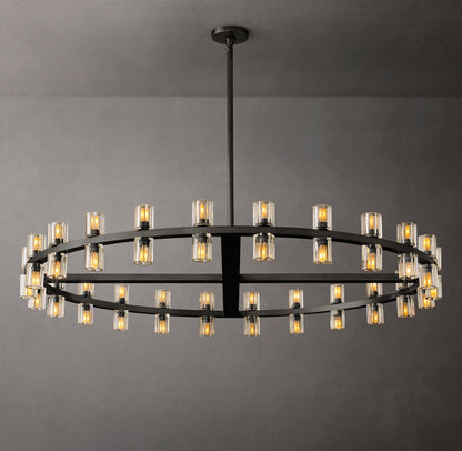 Radiant Crystal Disc Chandelier