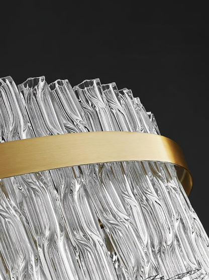Radiant Crystal Rod Chandelier