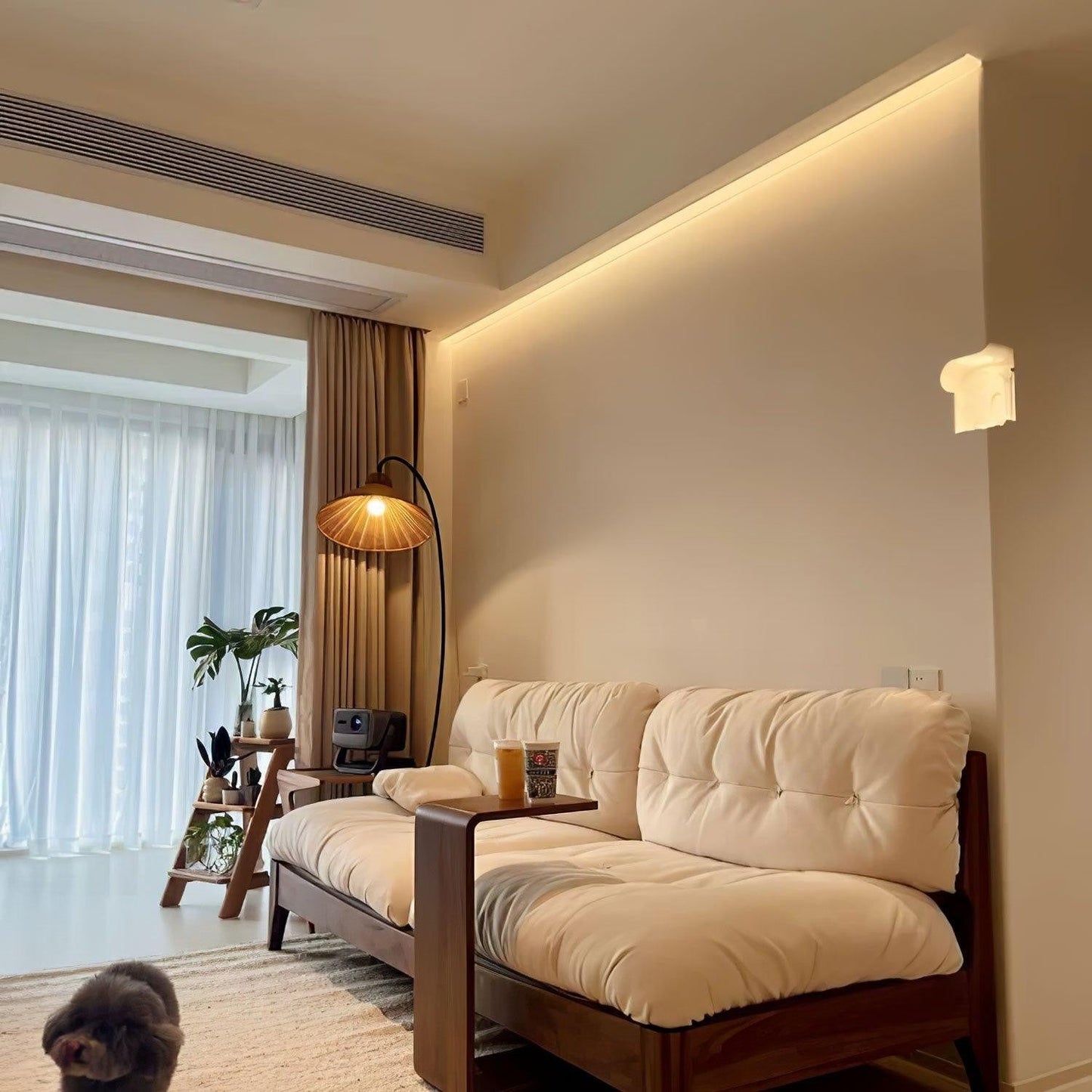 Ravena Woven Rattan Floor Lamp