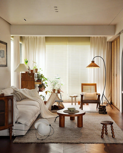 Ravena Woven Rattan Floor Lamp
