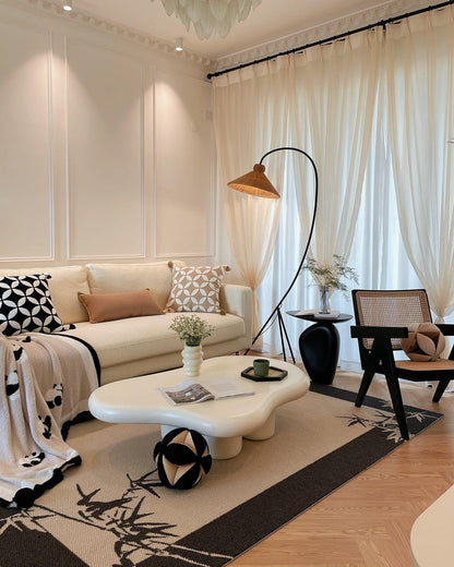 Ravena Woven Rattan Floor Lamp