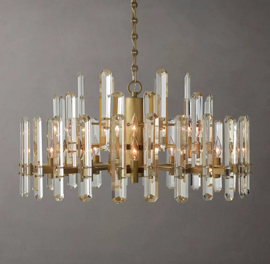 Regal Optical Prism Chandelier